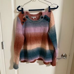 Madewell Space Dye Alpaca Sweater size M
